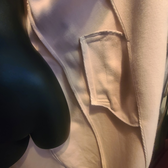 Dynamite Elegant Cream Trench Coat - Picture 11 of 17